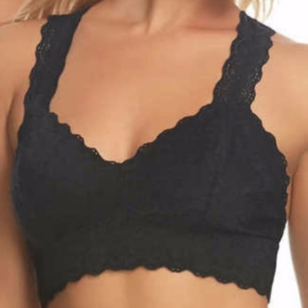 Black Bralette (no wires or padding)